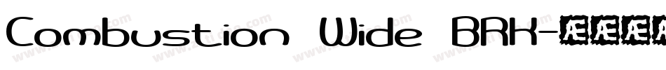 Combustion Wide BRK字体转换